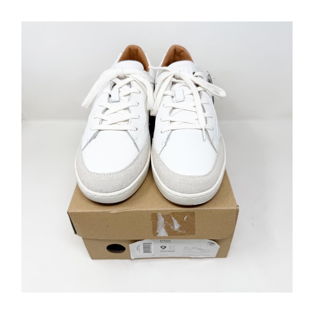 Arbor Sneakers Women's Size 9 Ethos Leather Lace Up Off White EU 39 New in Box